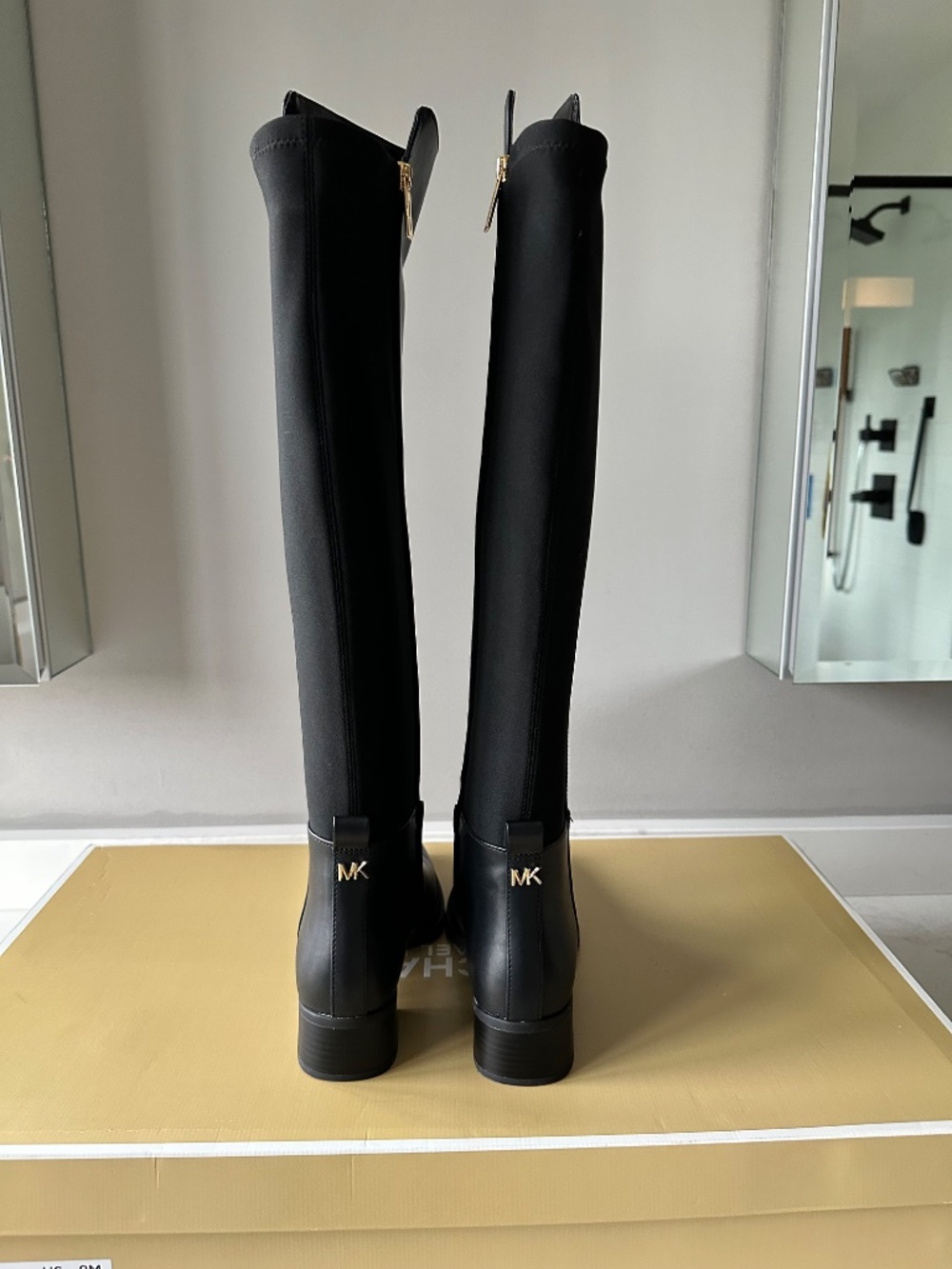 NIB | Michael Kors | Lex Knee-High Riding Boot | Black Size 8M - Picture 3 of 7